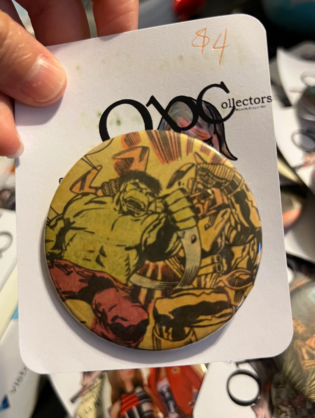 52mm Incredible Hulk OOAK (~2.25") Button Pinback