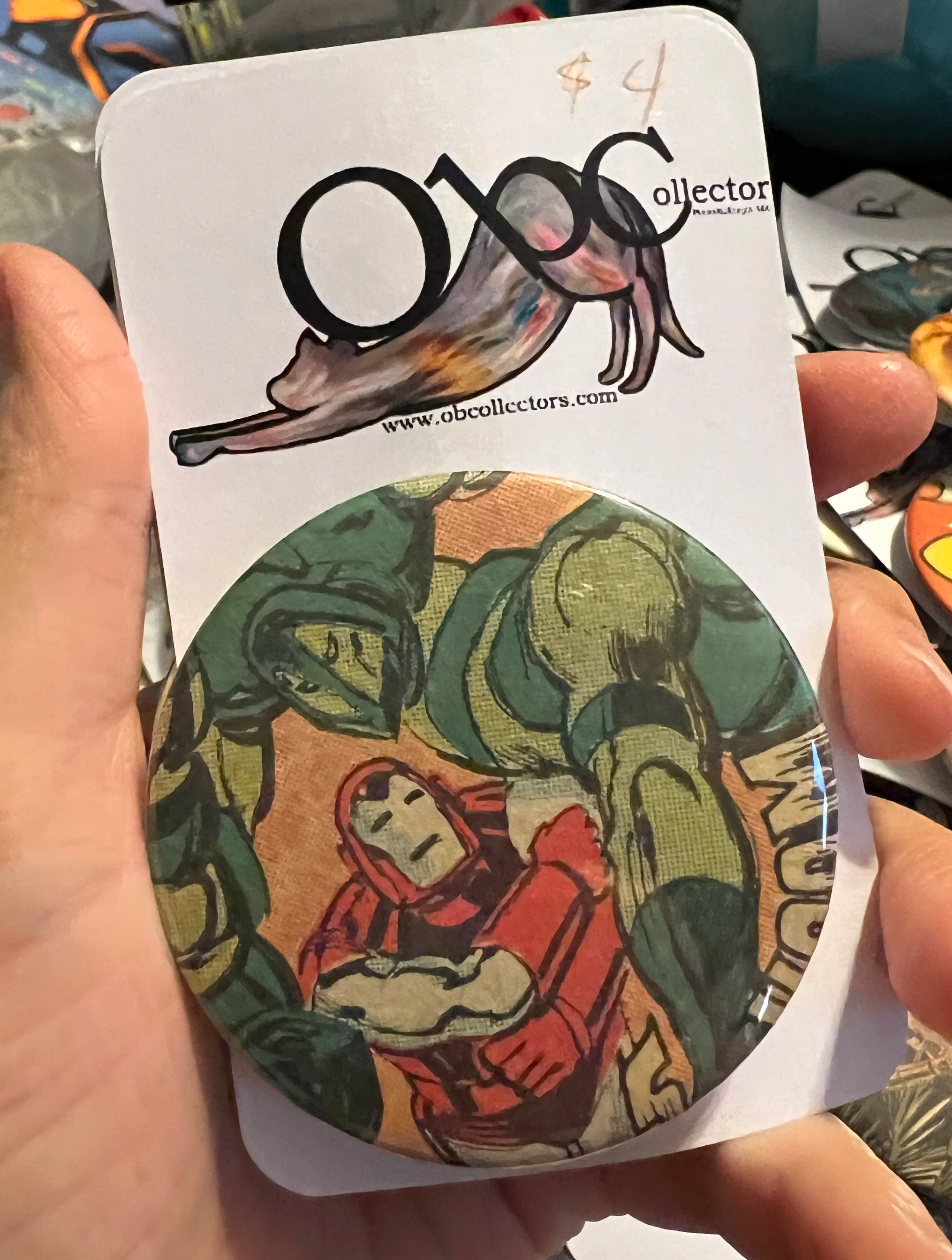 52mm Iron Man OOAK (~2.25") Button Pinback