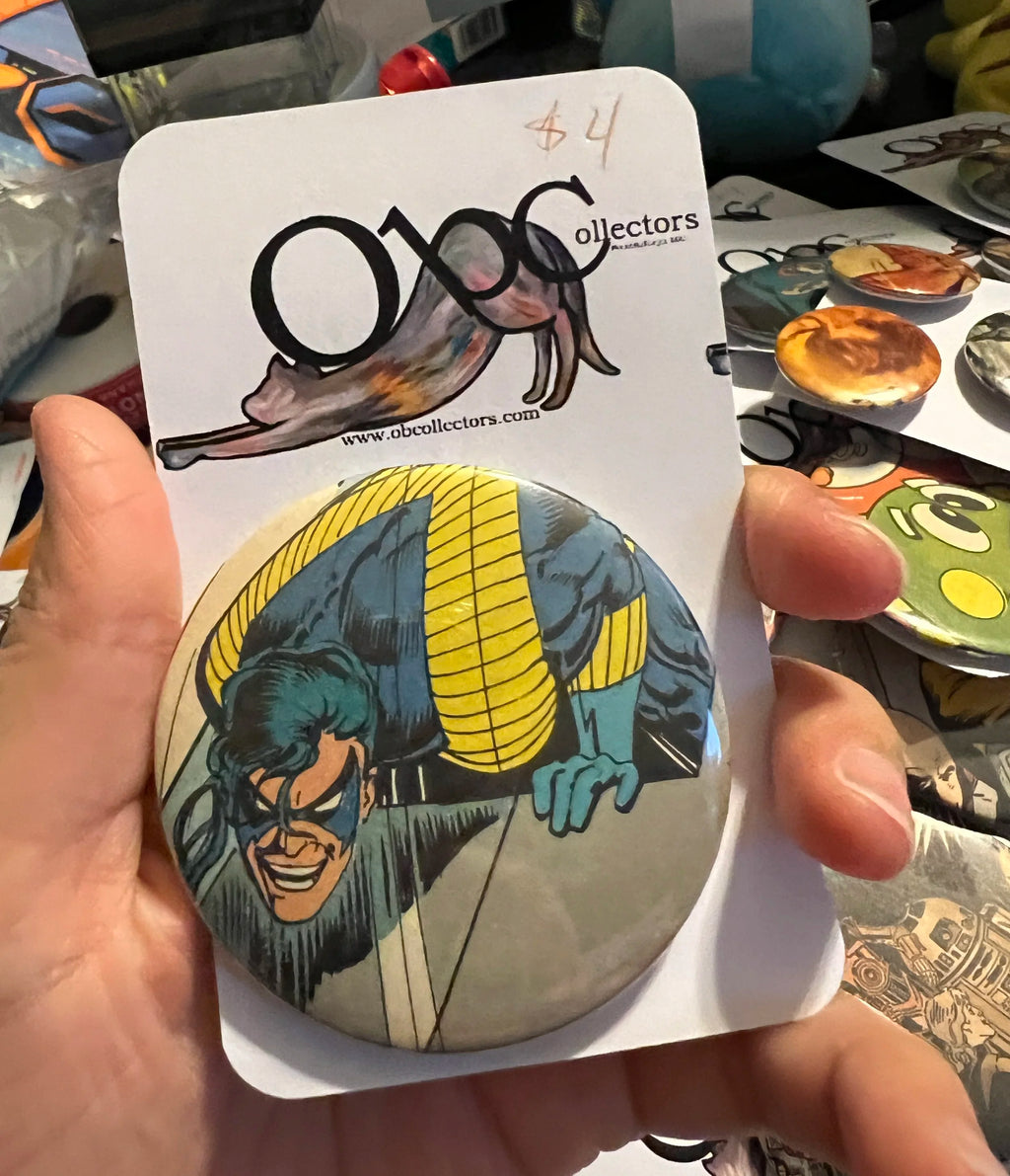 52mm Nightwing OOAK (~2.25") Button Pinback