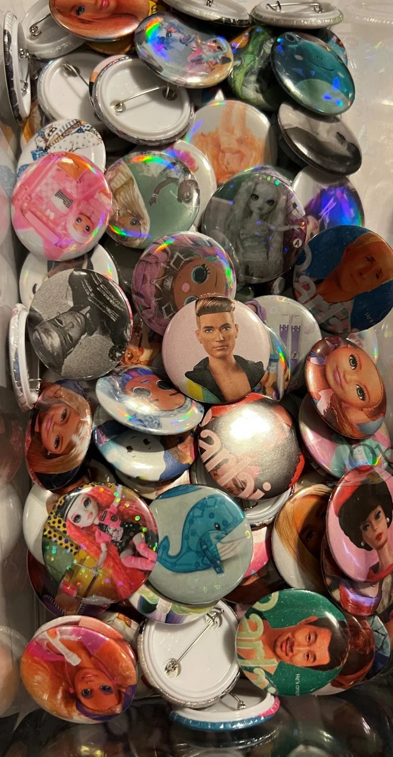 Custom Buttons Made to Order! 32mm (~1.25") OOAK Button Pinback