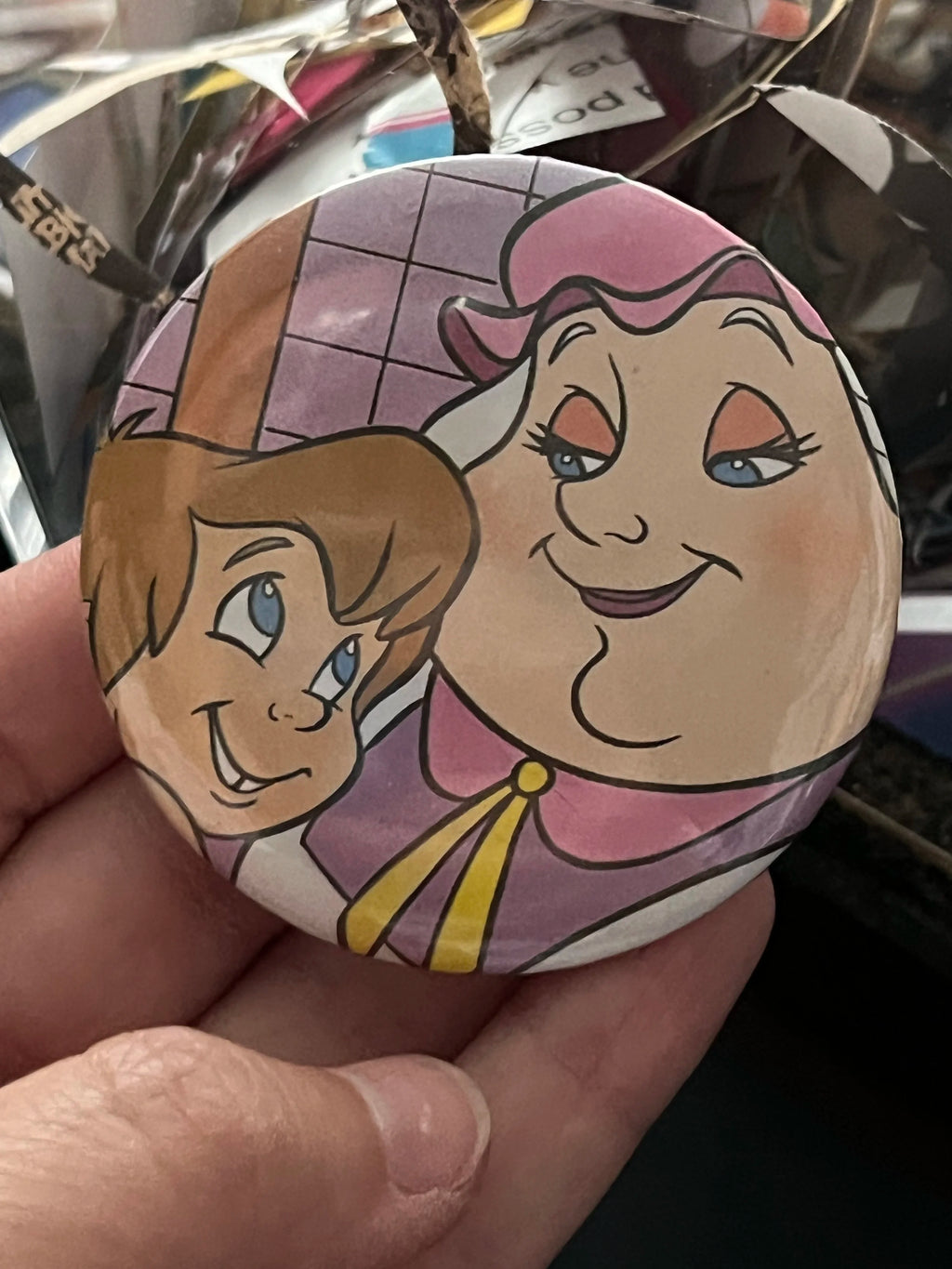 52mm 6-Pack Magical Talking Furniture OOAK (~2.25") Button Pinback