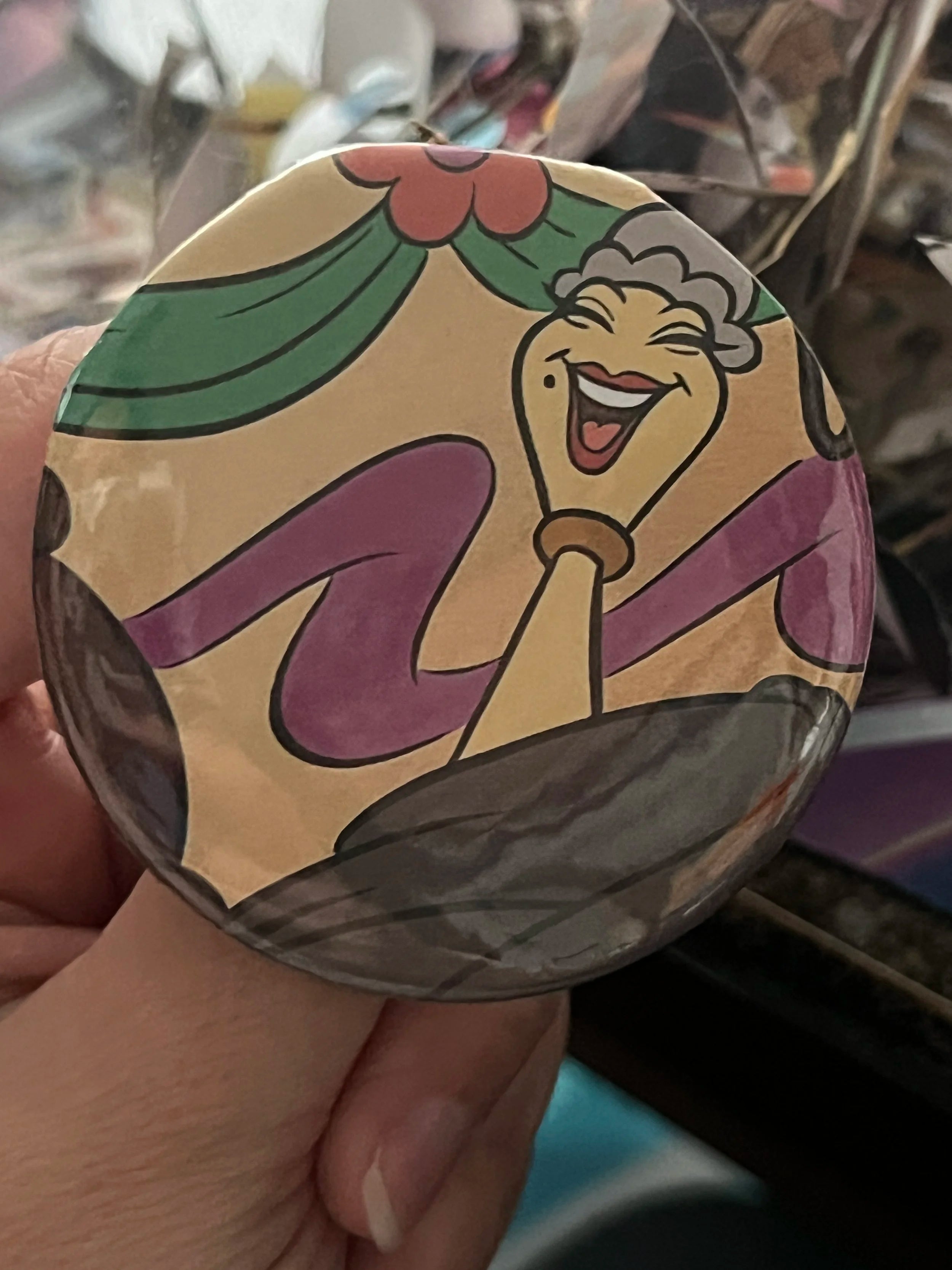 52mm 6-Pack Magical Talking Furniture OOAK (~2.25") Button Pinback