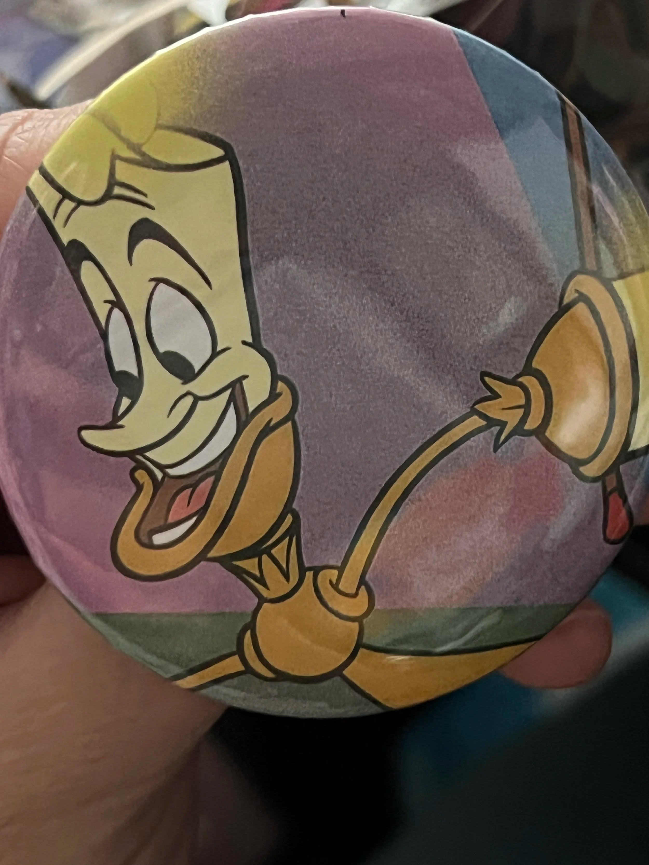 52mm 6-Pack Magical Talking Furniture OOAK (~2.25") Button Pinback