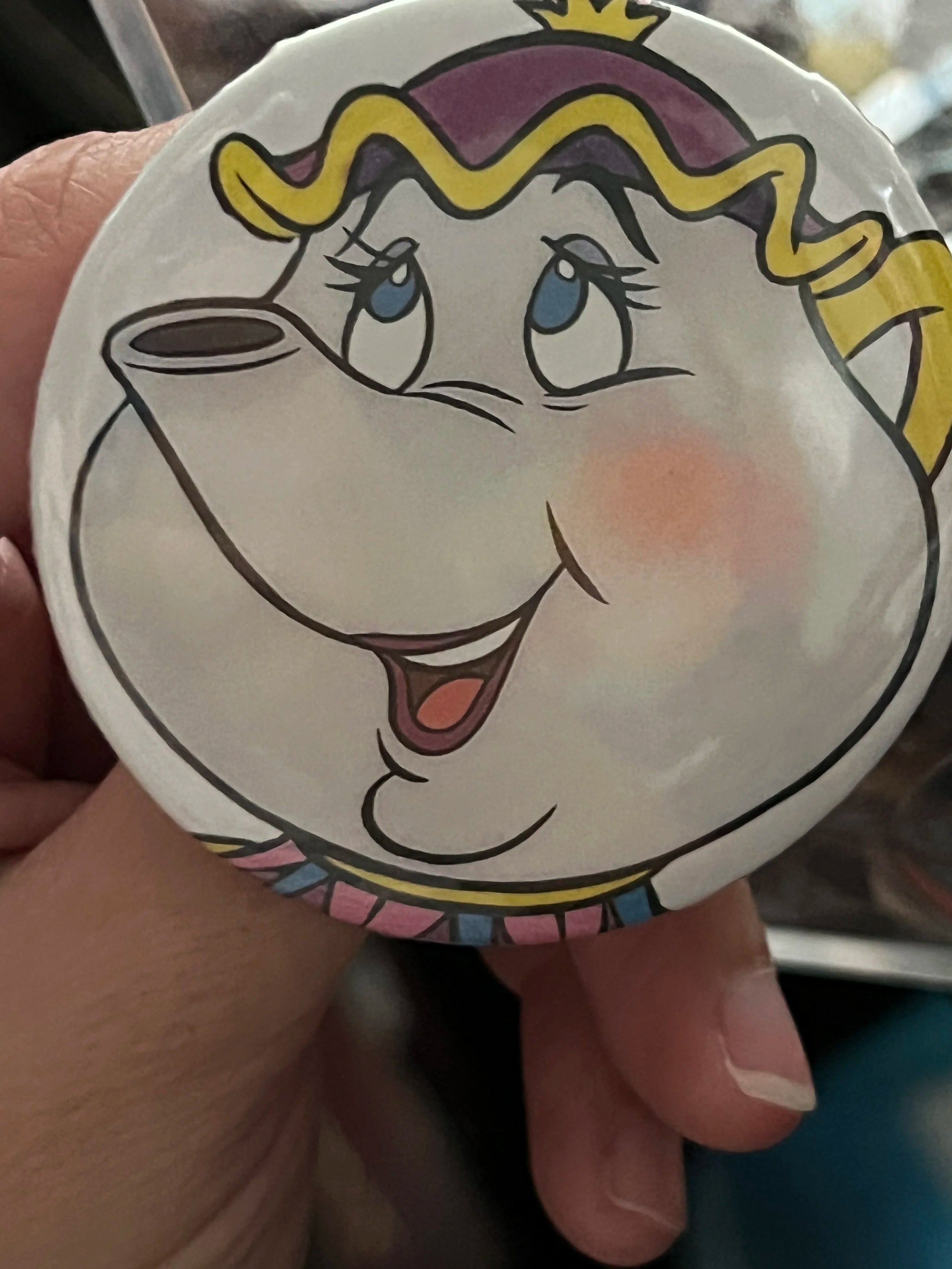 52mm 6-Pack Magical Talking Furniture OOAK (~2.25") Button Pinback