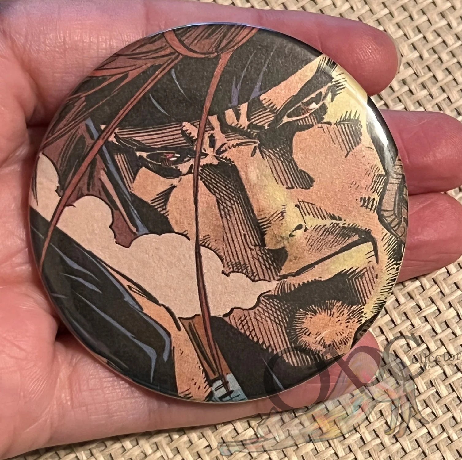 Gambit 2.28" OOAK Pocket Mirror