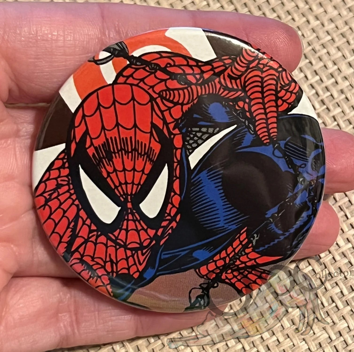 Spider-Man 2.28" OOAK Pocket Mirror