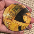 Apollo - Phoebus Greek - Roman God of the Sun 2.28" OOAK Pocket Mirror