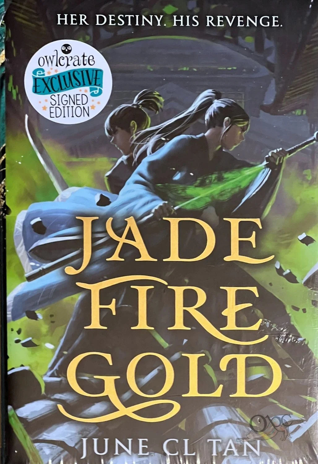 Jade Fire Gold by June CL Tan OwlCrate