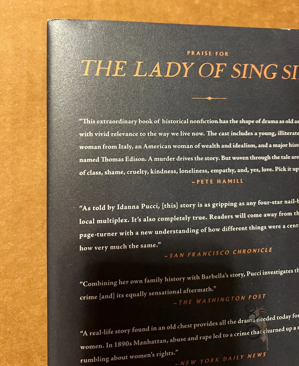 The Lady of Sing Sing by Idana Pucci