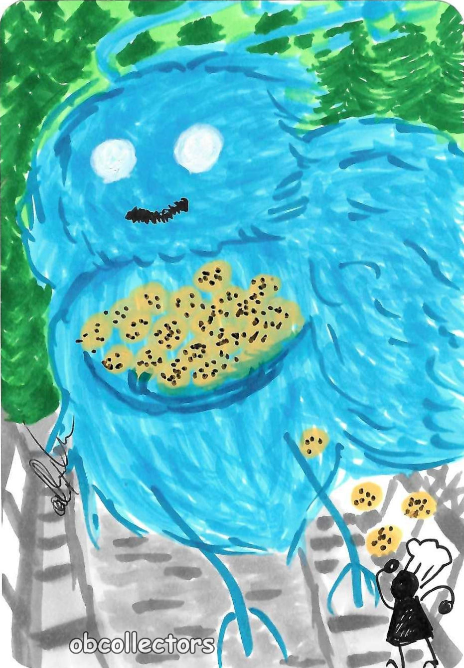 Moth-Cookie-Man Bookmark