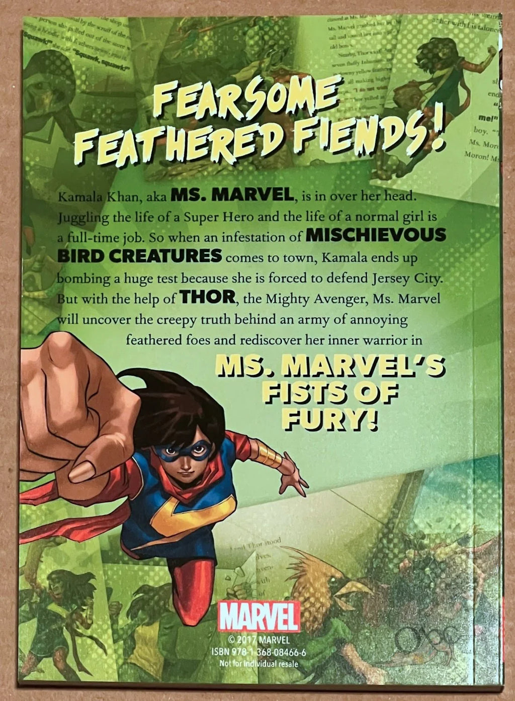 Avengers Ms. Marvel's Fists of Fury (Children's Chapter Book)