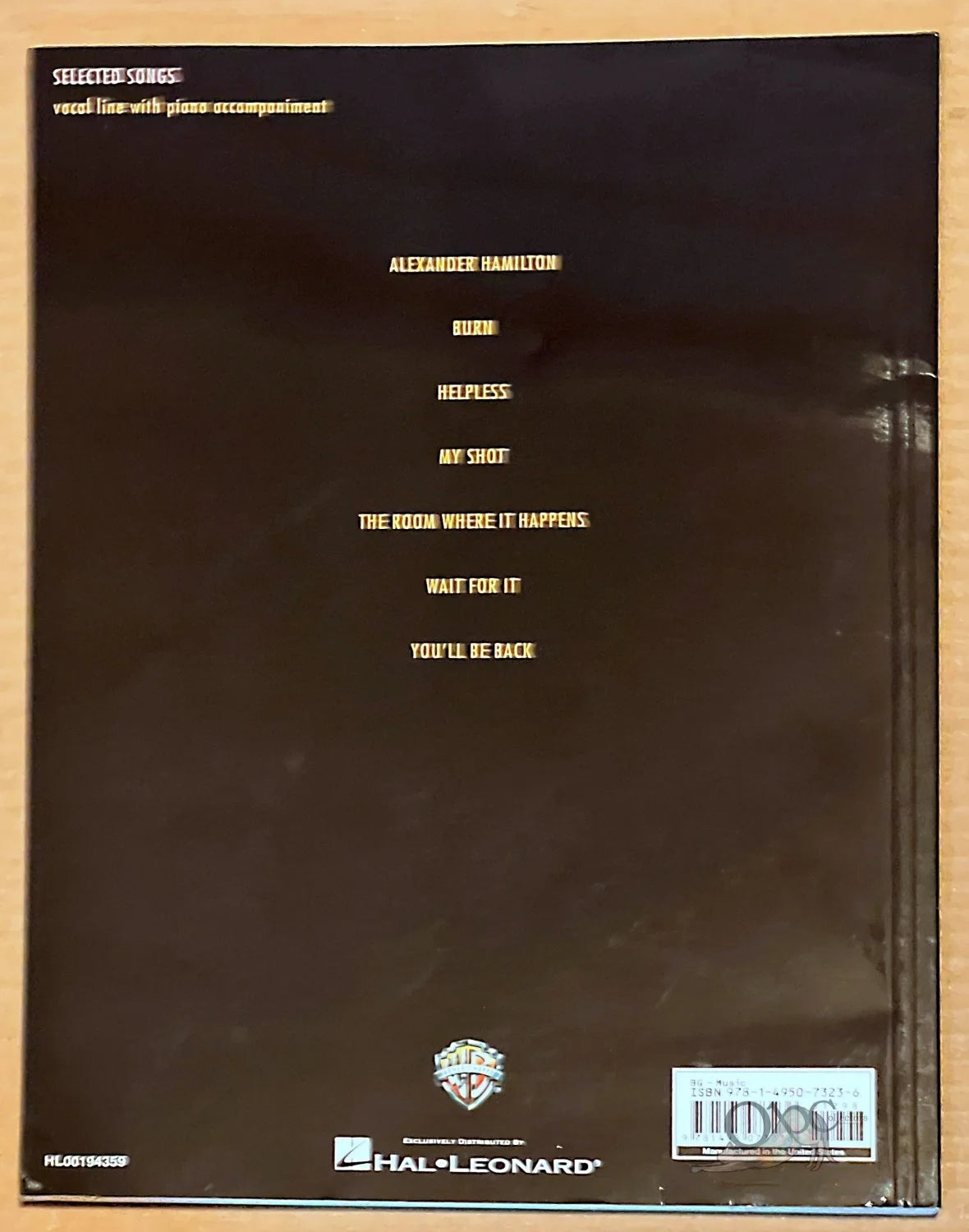 Selected Songs from Hamilton