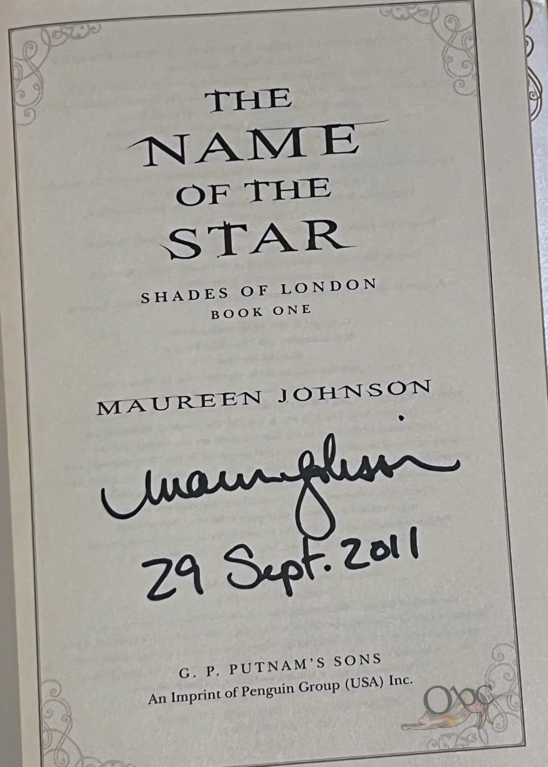 The Name of the Star by Maureen Johnson