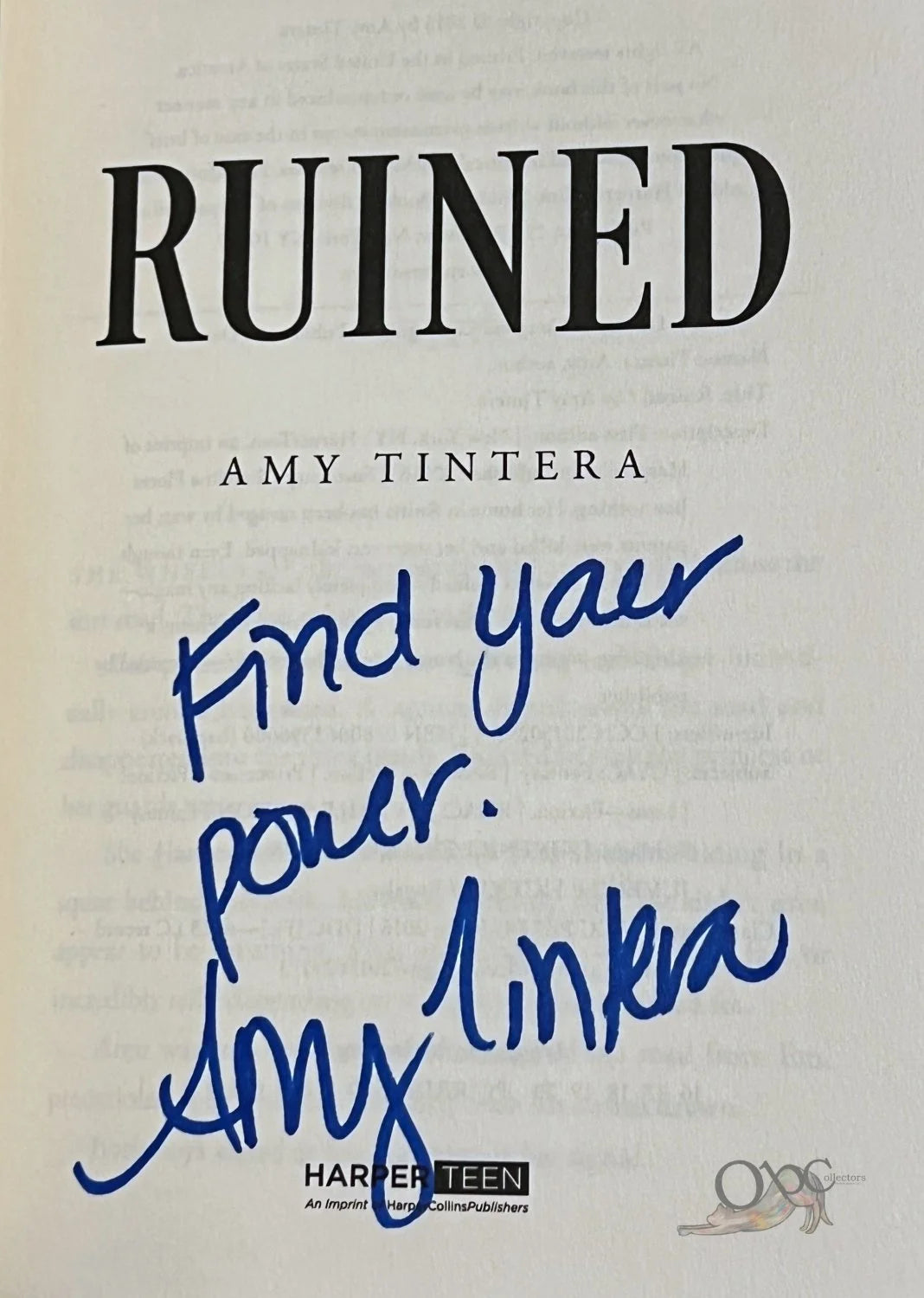 Ruined (Book #1) by Amy Tintera