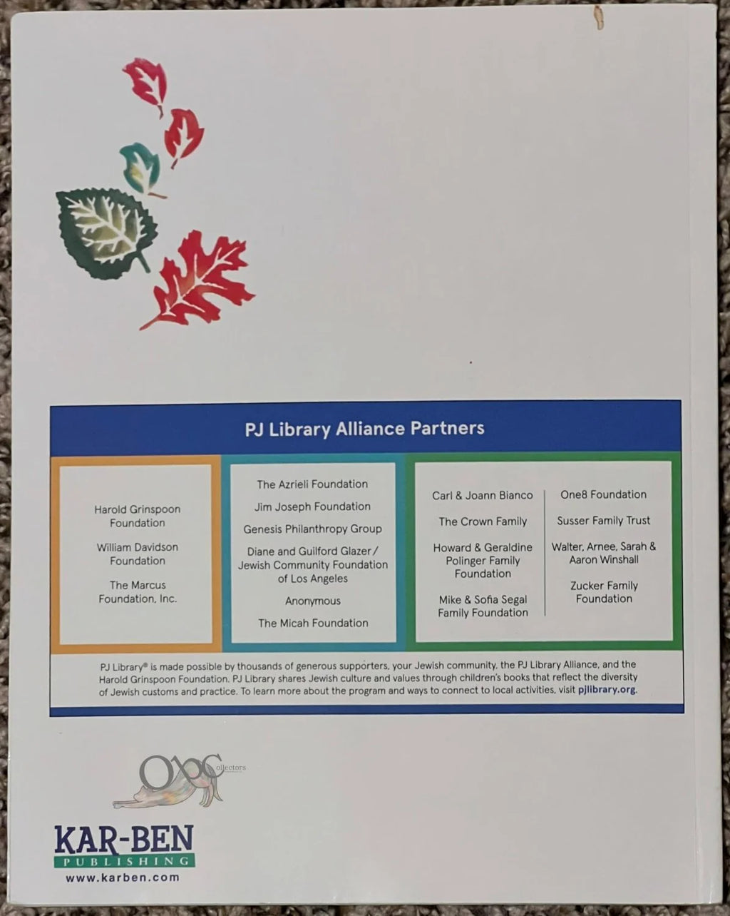 Sammy Spider's First Tu B'Shevat by Sylvia A Rouss illustrated by Katherine Janus Kahn