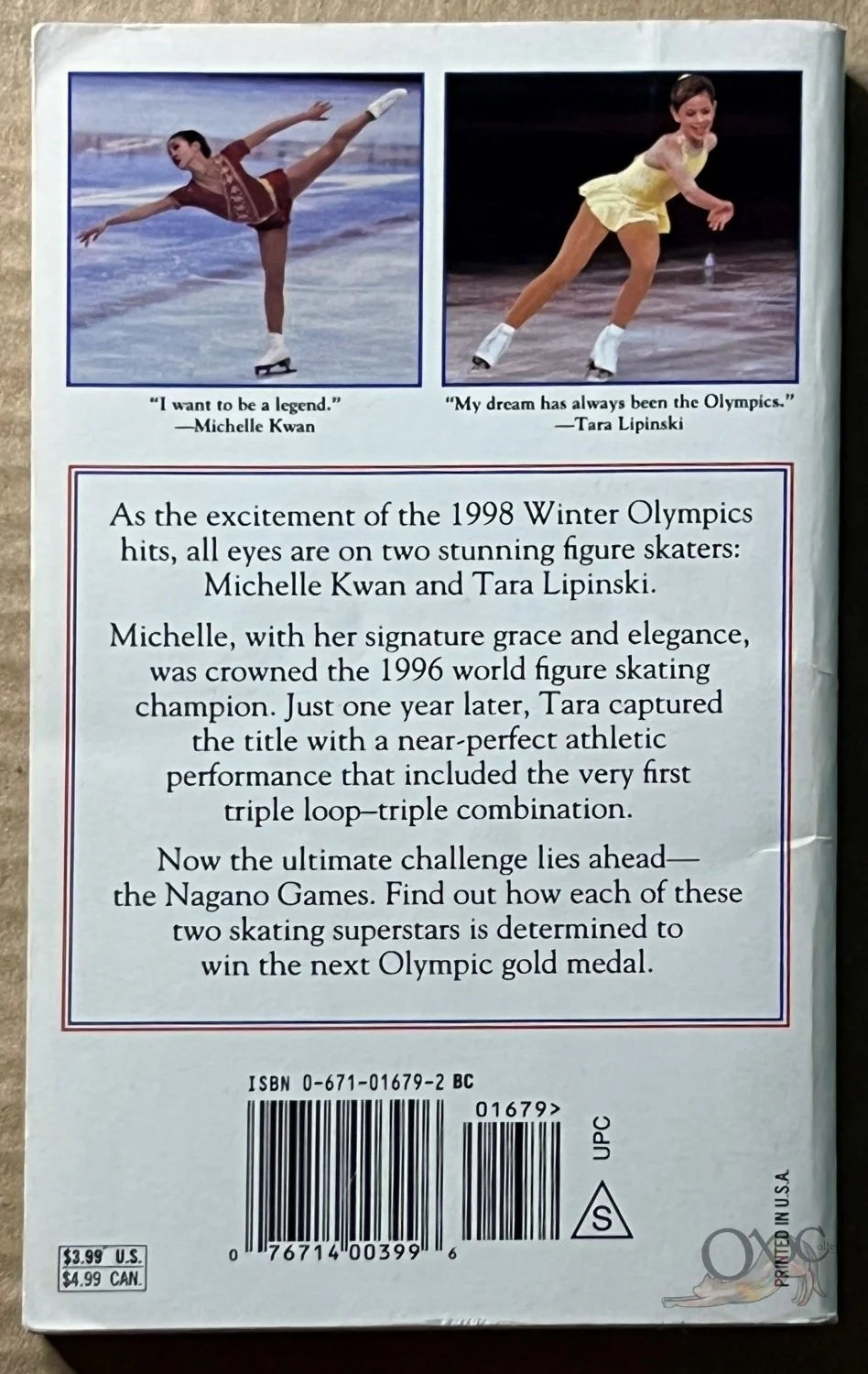 Skating for the Gold: Michelle Kwan & Tara Lipinski by Chip Lovit