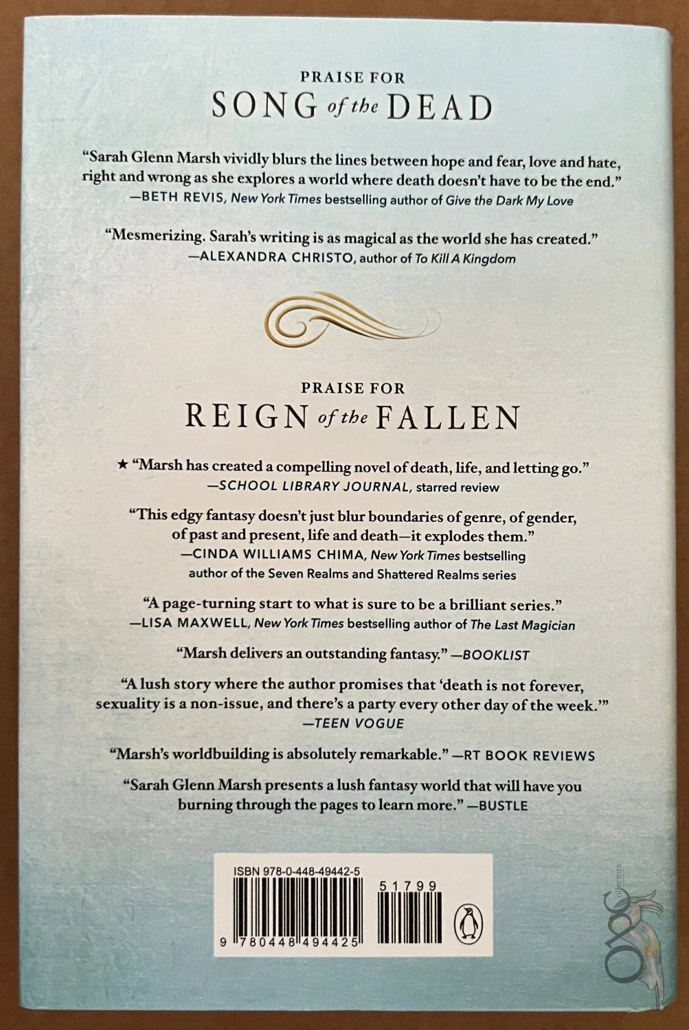Song of the Dead (Reign of the Fallen #2) by Sarah Glenn Marsh