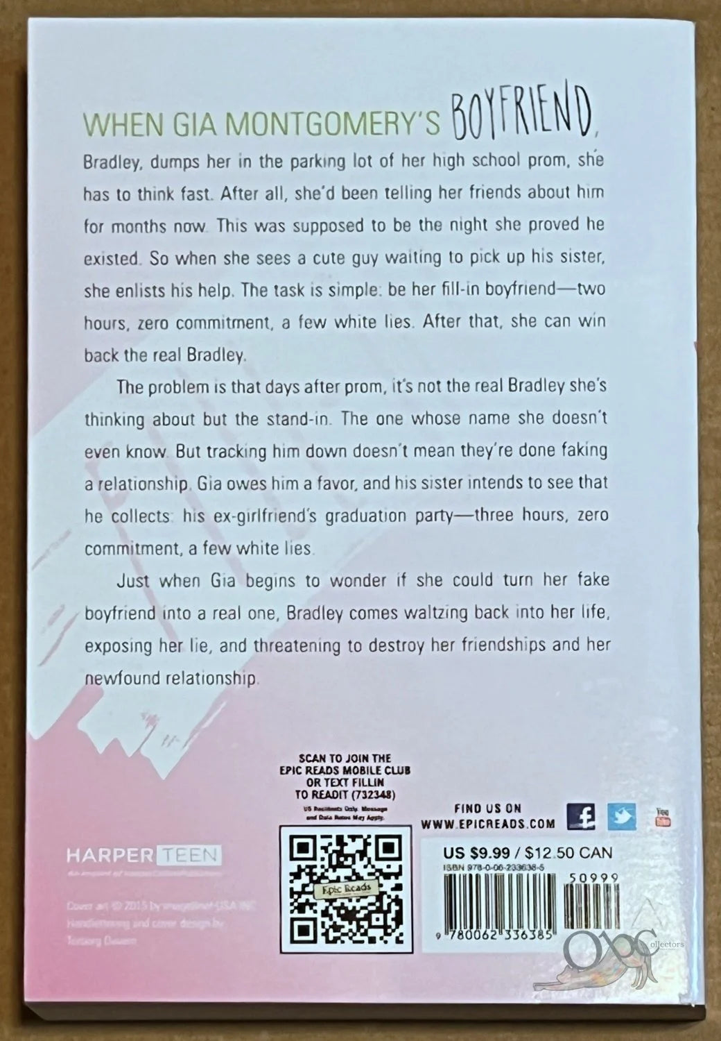 The Fill-In Boyfriend by Kasie West