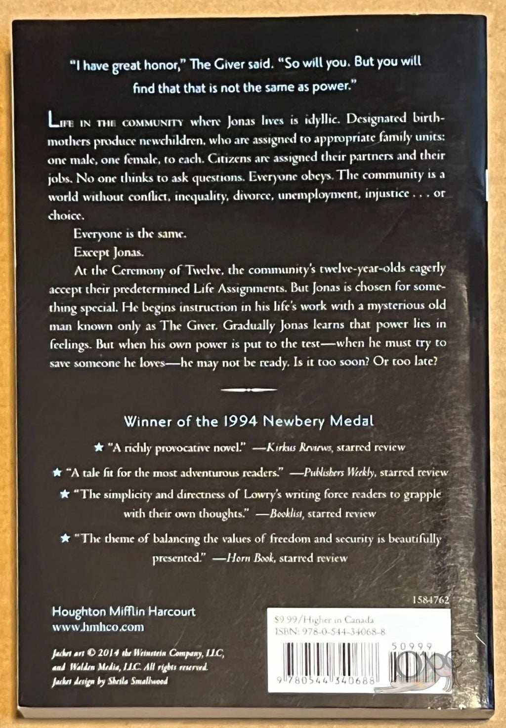 The Giver by Lois Lowry