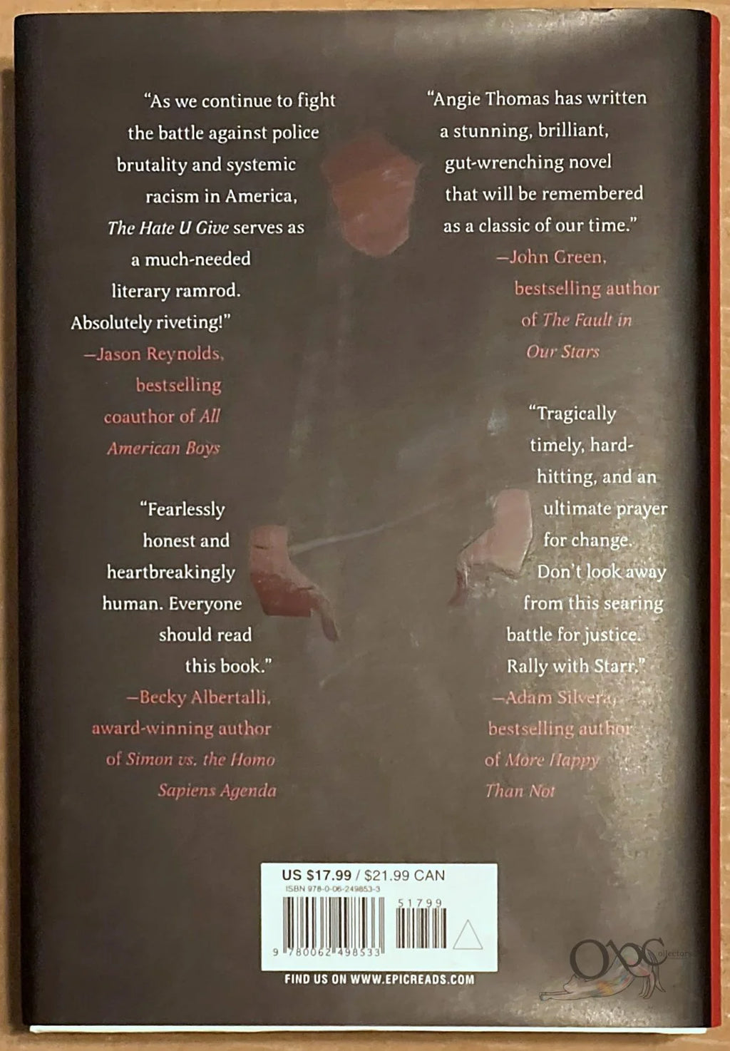 The Hate U Give by Angie Thomas (Banned Book)