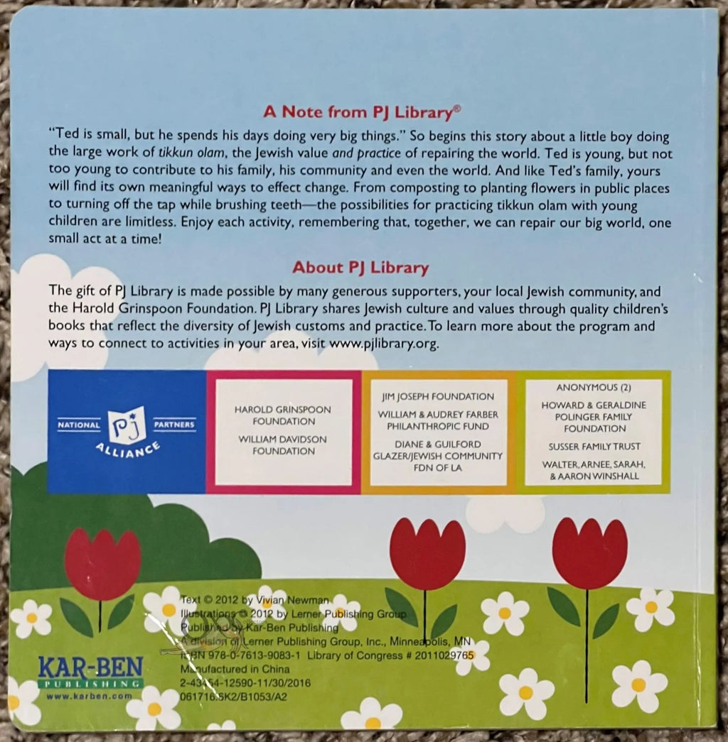 Tikkum Olam Ted by Vivian Newman illustrated by Steve Mack