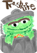Trash Life 3" Sticker