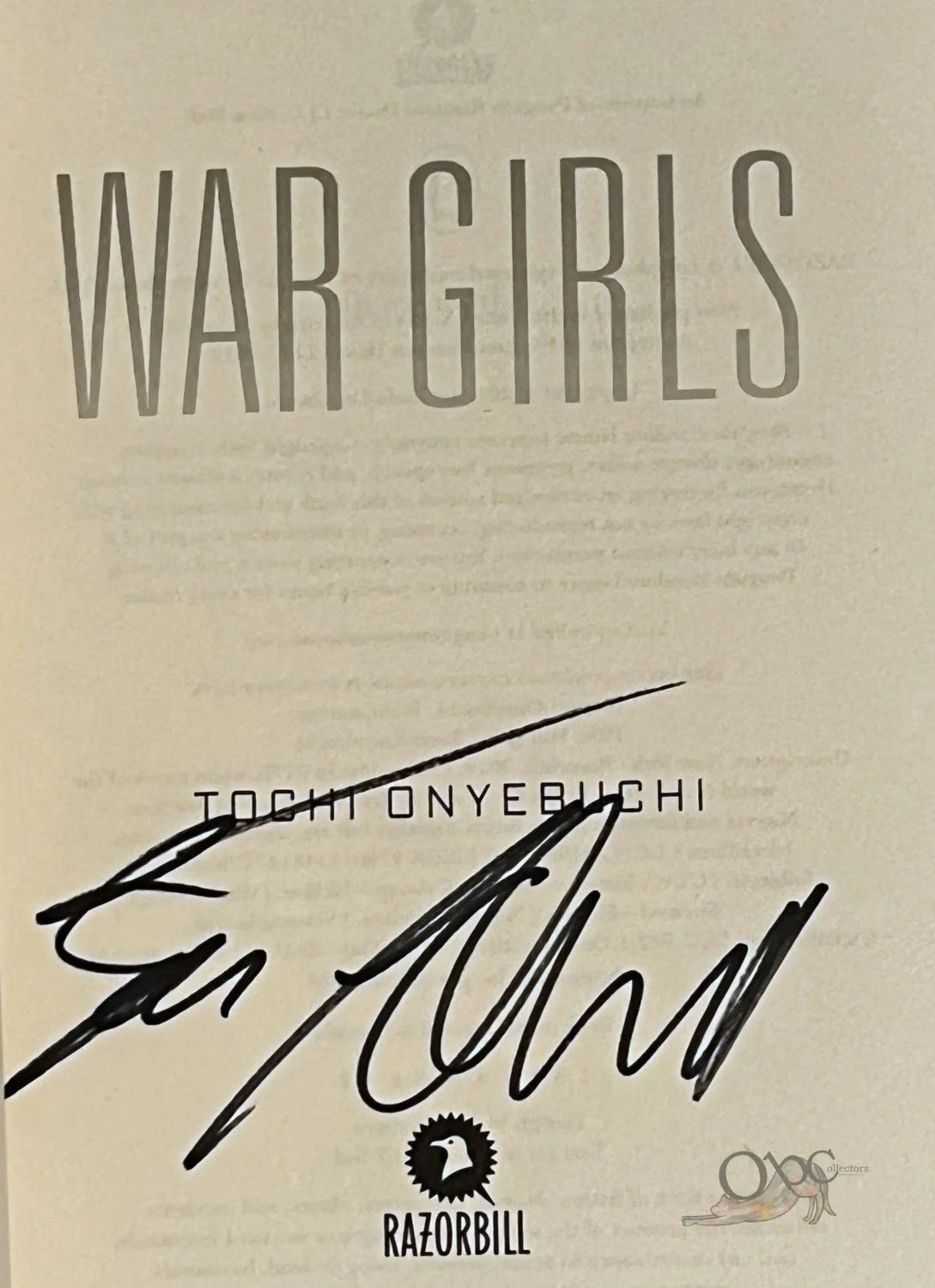 War Girls by Tochi Onyebuchi