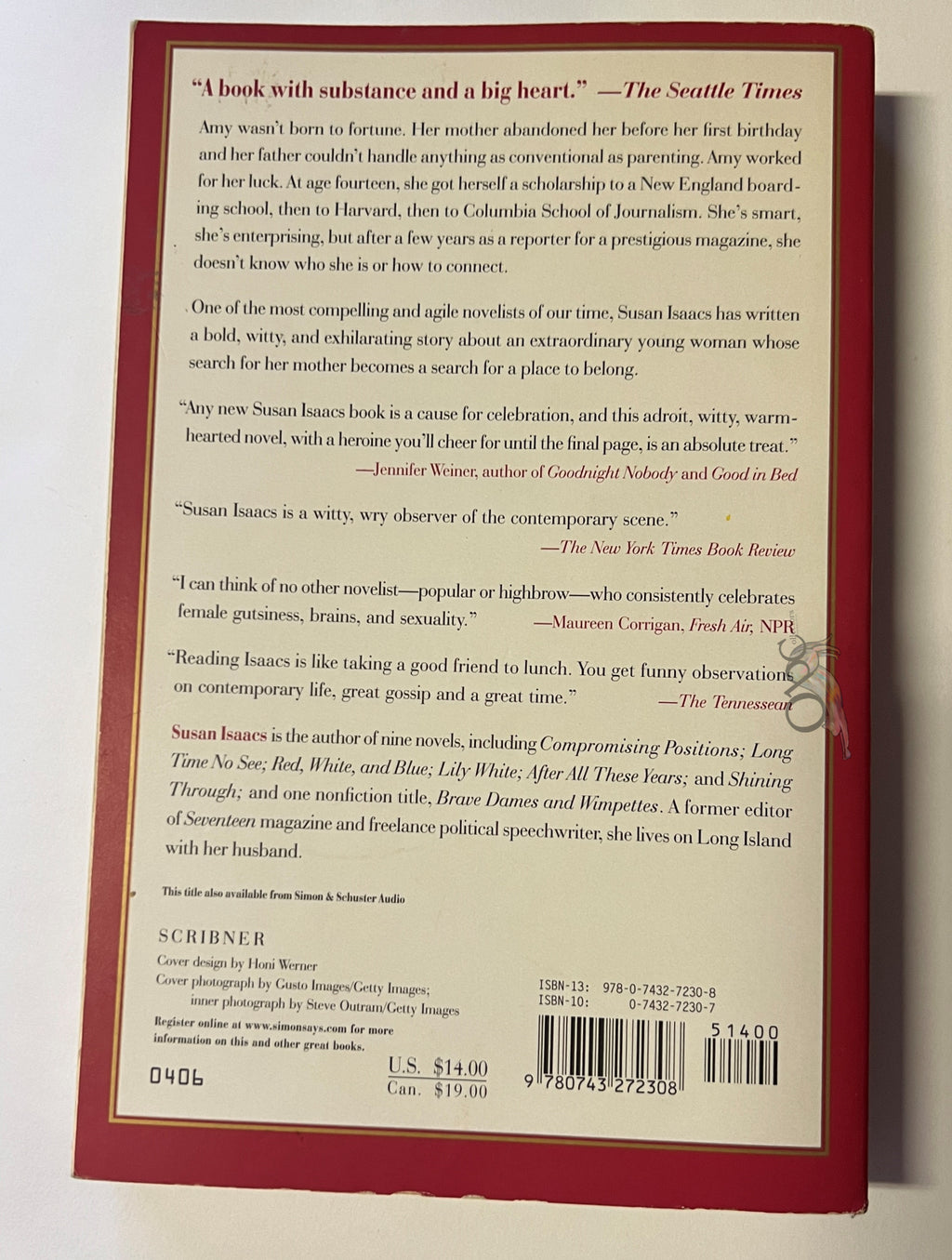 Any Place I Hang my Hat by Susan Isaacs