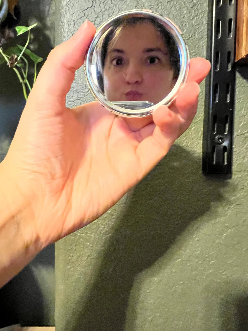 Enchantress 2.28" OOAK Pocket Mirror