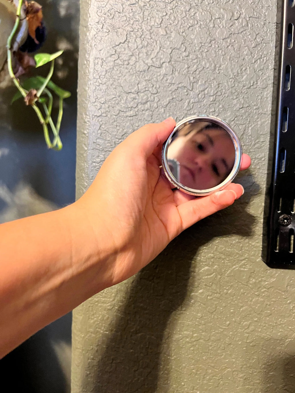 Lady Clea of the Dark Dimension 2.28" OOAK Pocket Mirror