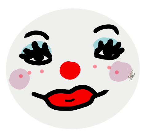 Clown Button Pinback