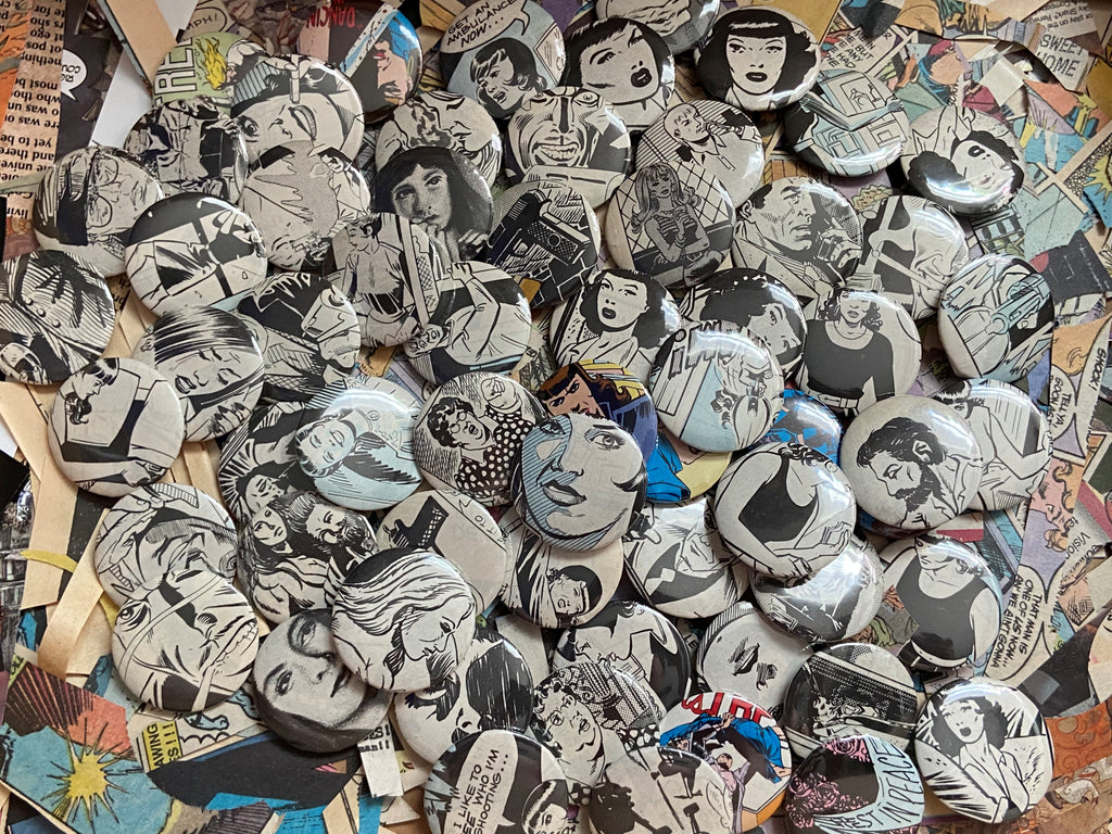 Custom Buttons Made to Order! 32mm (~1.25") OOAK Button Pinback