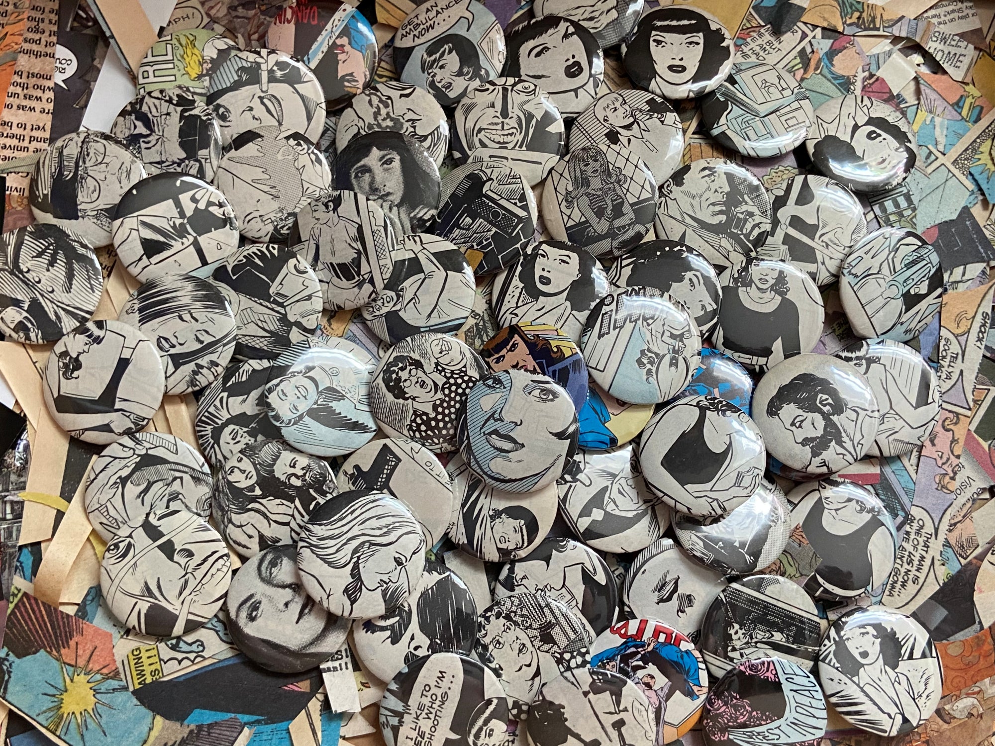 Custom Buttons Made to Order! 32mm (~1.25") OOAK Button Pinback