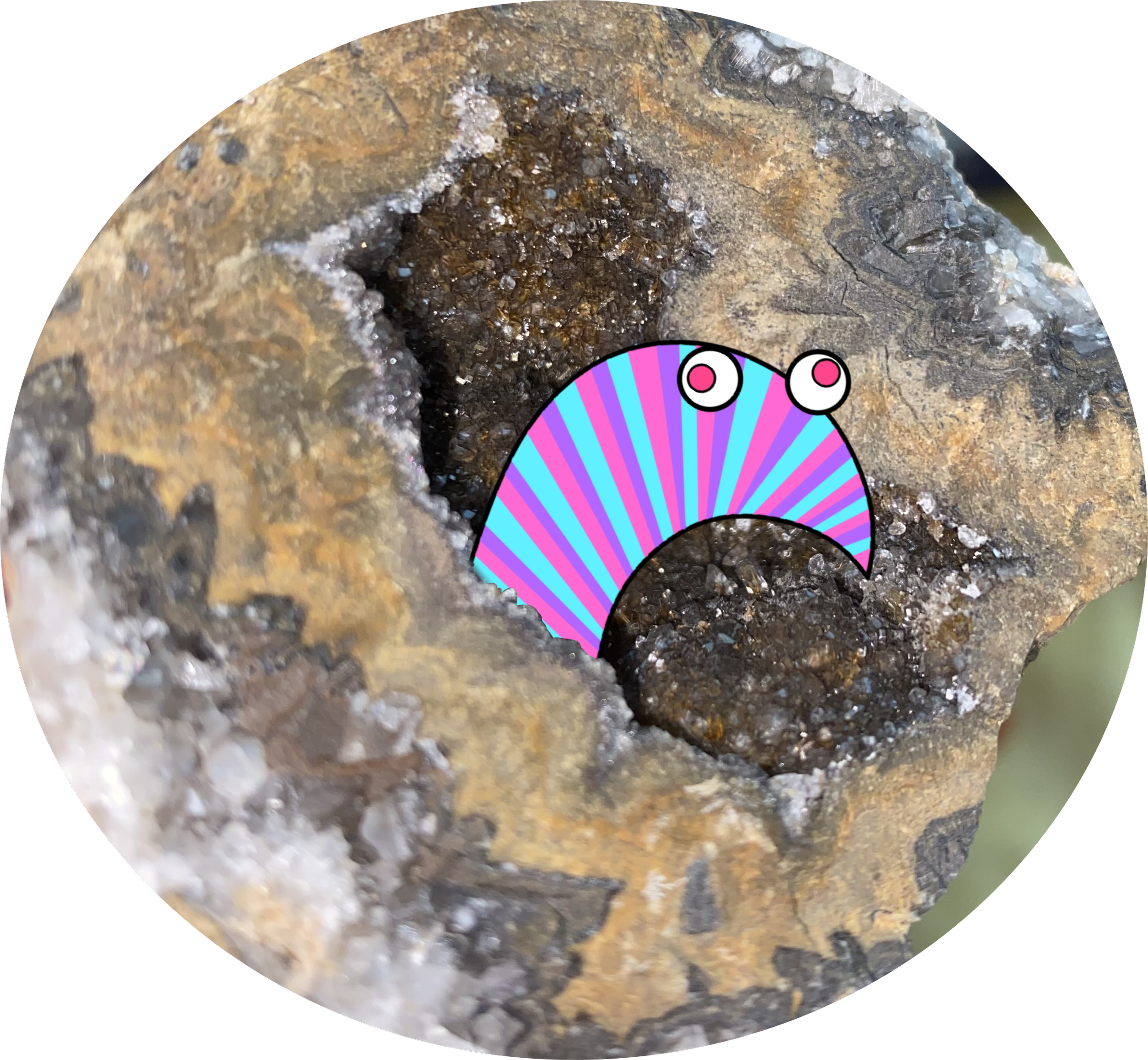 Custom Sherbert by Mon-G Pocket Mirror