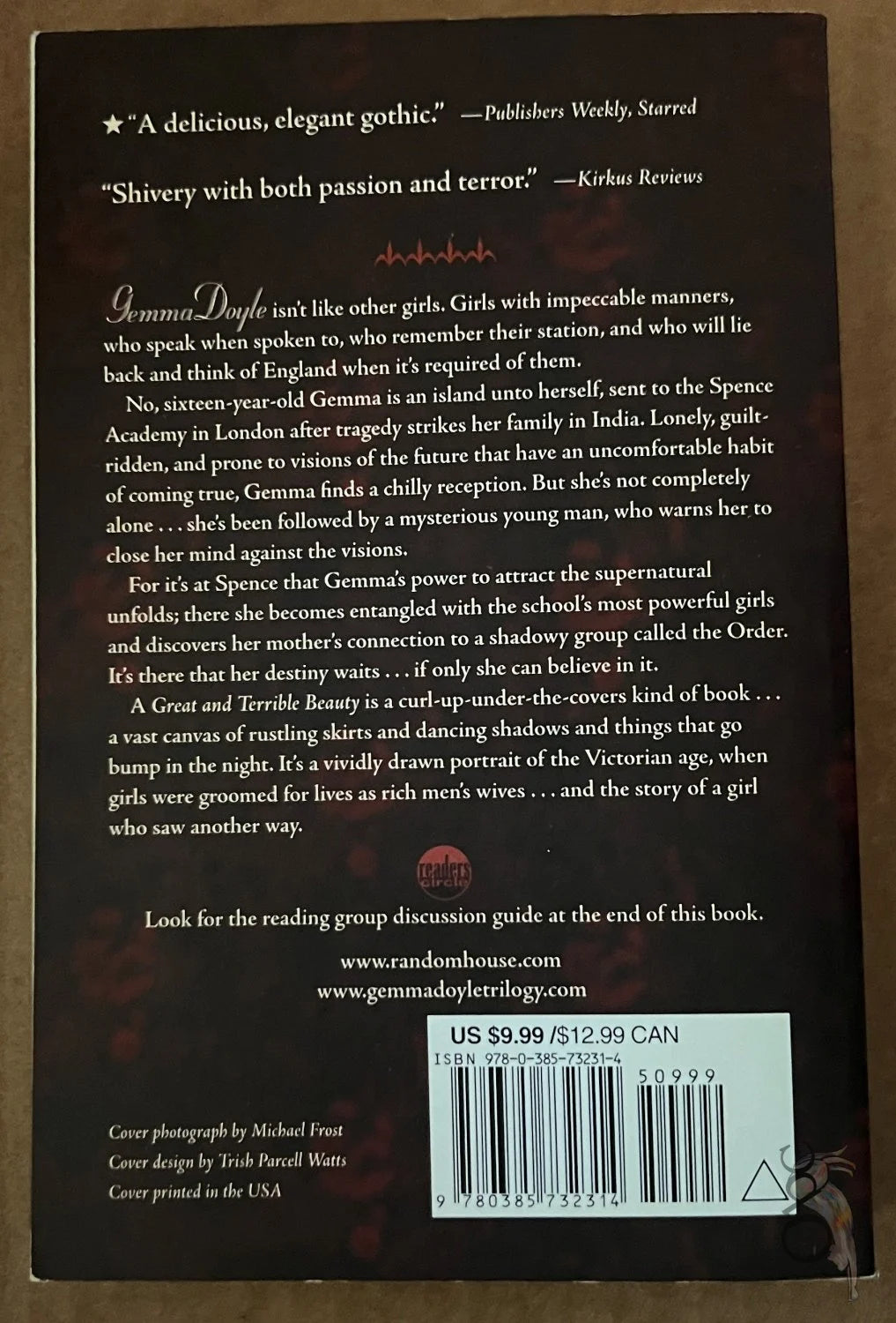 A Great and Terrible Beauty (Genma Doyle #1) by Libba Bray