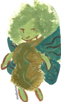 Oak Sprite (Unseelie) 2.5" Sticker