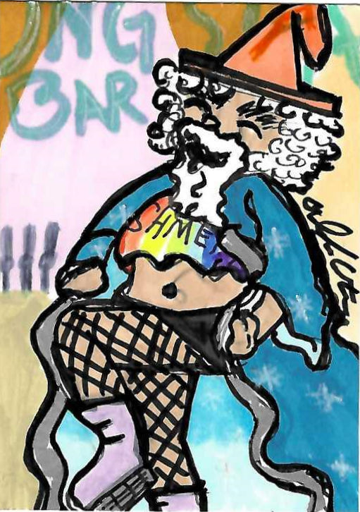 Shmexy Wizard 3" Sticker