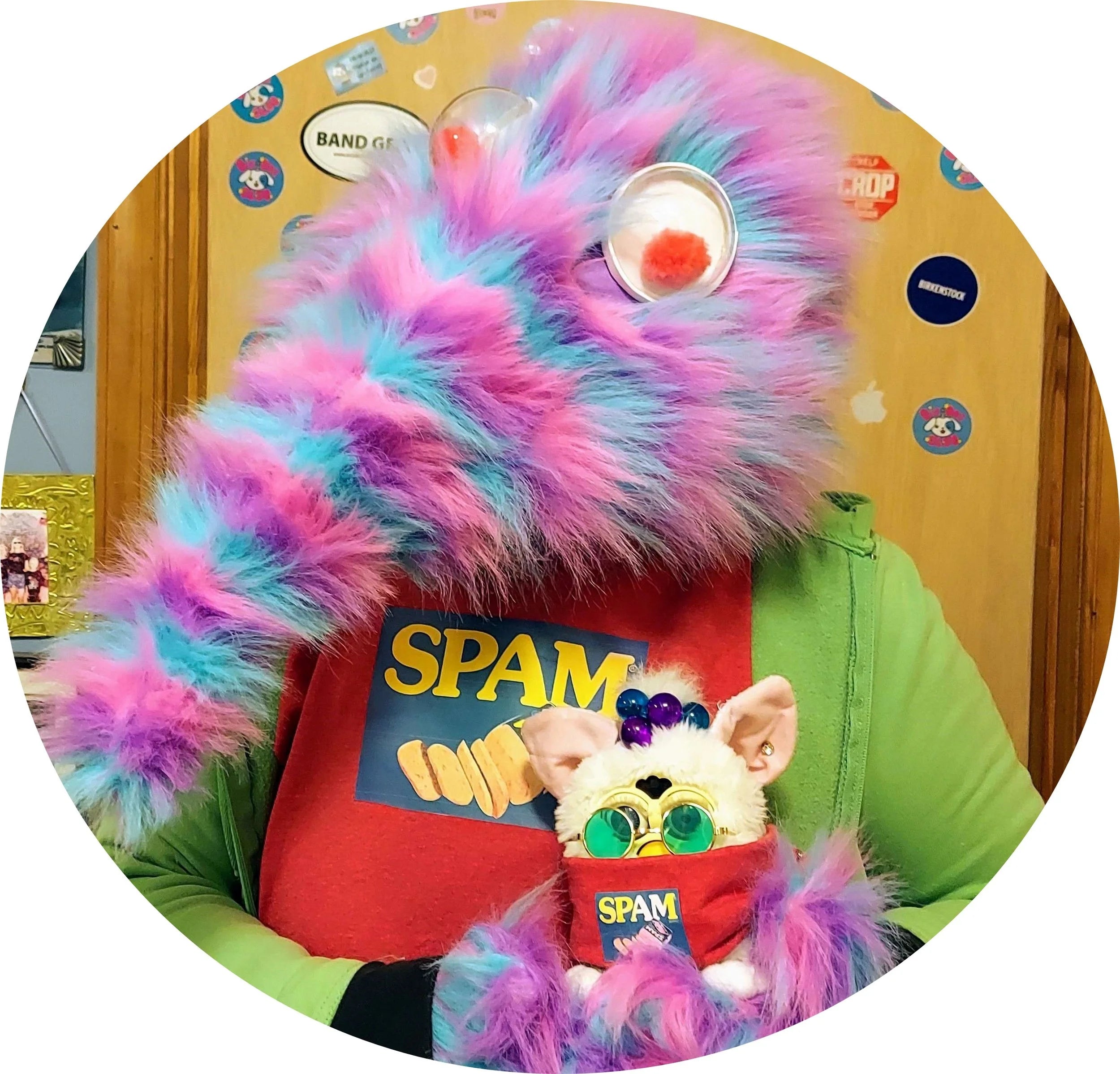 Custom Sherbert by Mon-G Pocket Mirror