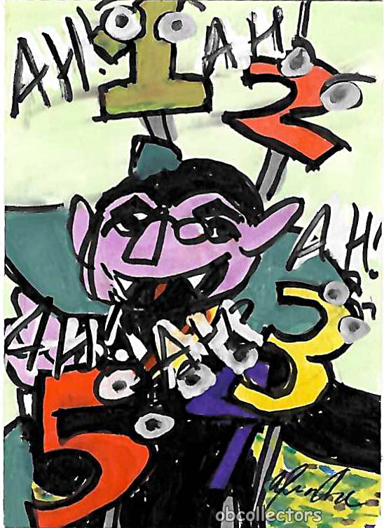 Count to Five 2.5" Sticker