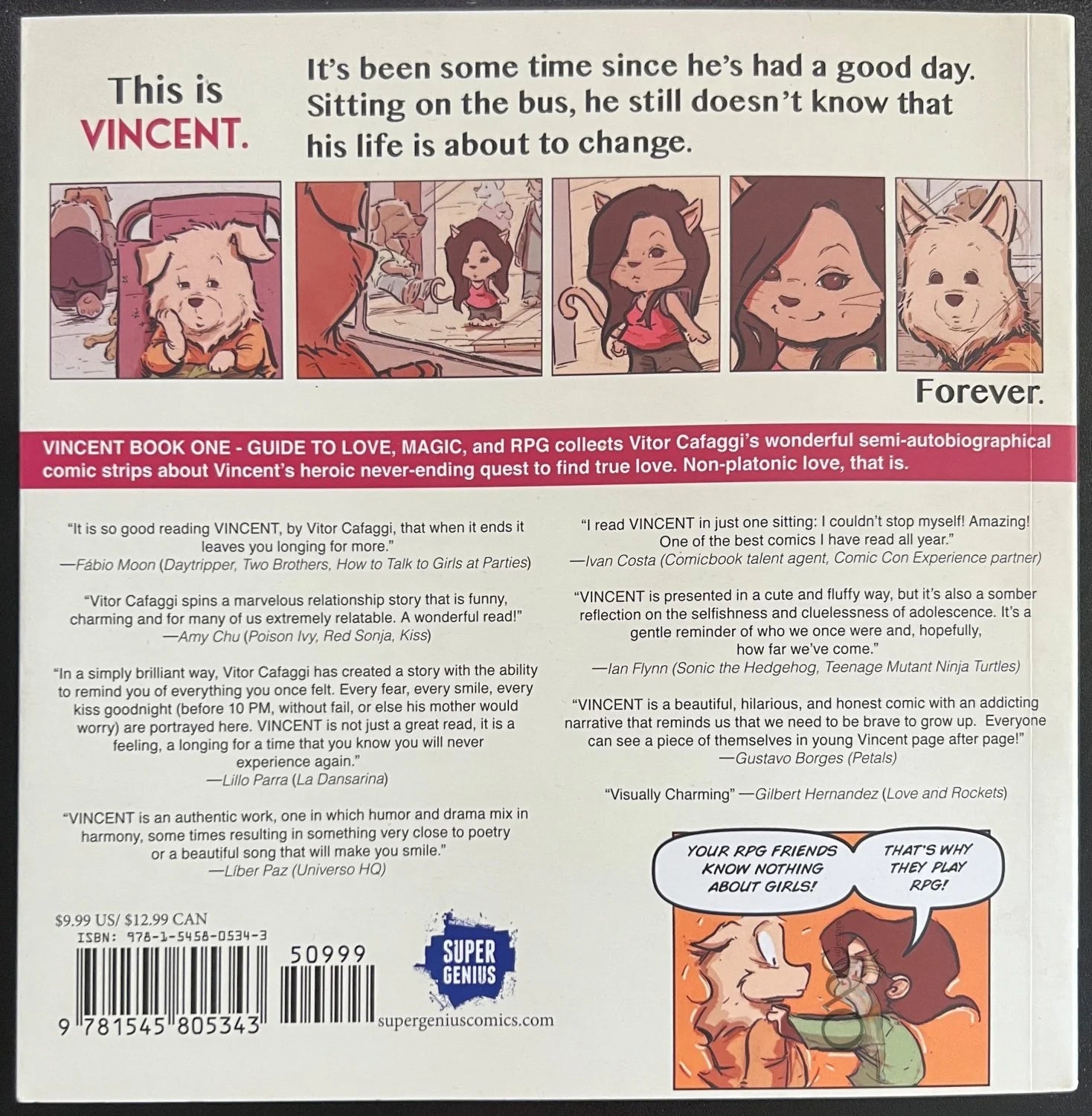 Vincent Book One - Guide to Love, Magic, and RPG by Vitor Cafaggi