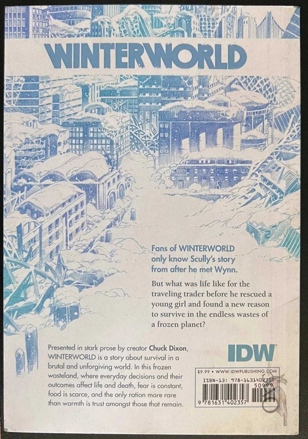 Winterworld The Mechanic's Song by Chick Dixon (Novel)